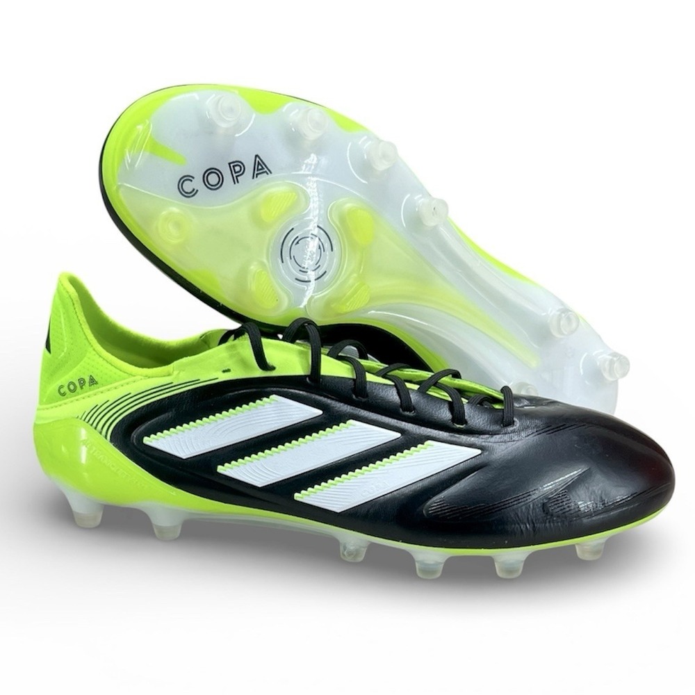 Men Adidas Copa Pure 3 Elite Fg Mens Size 8 Core Black Green New Soccer Cleats